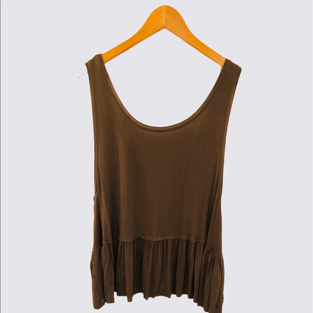 NWOT Breezy Green Tank
